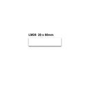 Black Magnetic Easy Wipe Location Markers - 80mm Length