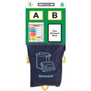 Dark Slate Gray Modulean Rack End Boards - Green