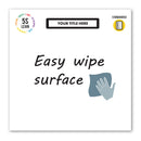 Light Gray Modulean Shadow Boards - White