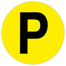 Black Floor Letters Markers