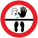 Black Social Distance Floor Markers