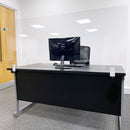 Black Office Desk Screens