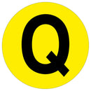 Yellow Floor Letters Markers