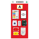 Wheat Modulean Rack End Boards - Red