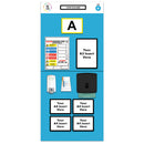 Light Sea Green Modulean Rack End Boards - Blue