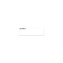 White Smoke Lable Holder – Card Inserts Or PVC Covers - 200mm Length