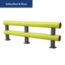 Dark Khaki Low level bumper barriers