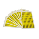 Gold Complete Packs of Self-Adhesive Letters & Numbers