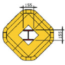 Goldenrod Polywrap Column Protectors