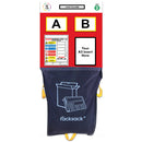 Dark Slate Gray Modulean Rack End Boards - Red