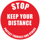 Firebrick Social Distance Floor Markers