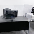 Black Office Desk Screens