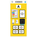 Dark Slate Gray Modulean Rack End Boards - Yellow