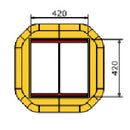 Black Polywrap Column Protectors