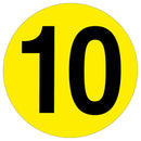 Gold Floor Numbers Marker