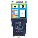 Dark Slate Gray Modulean Rack End Boards - Blue