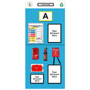 Light Sea Green Modulean Rack End Boards - Blue