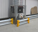 Dark Gray Armco pedestrian safety ends