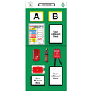 Sea Green Modulean Rack End Boards - Green