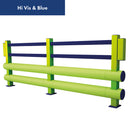 Dark Slate Gray Pedestrian bumper barriers