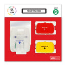 Firebrick Modulean Shadow  - Red