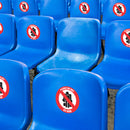 Dodger Blue Social Distancing Seat Markers - Pack of 70