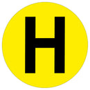 Black Floor Letters Markers