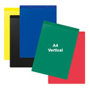 Dark Cyan Mixed Coloured Document Pockets