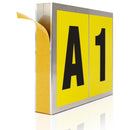 Antique White Self-Adhesive Bay Markers