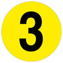 Black Floor Numbers Marker