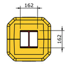 Black Polywrap Spacesaver Column Protectors
