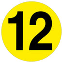 Gold Floor Numbers Marker