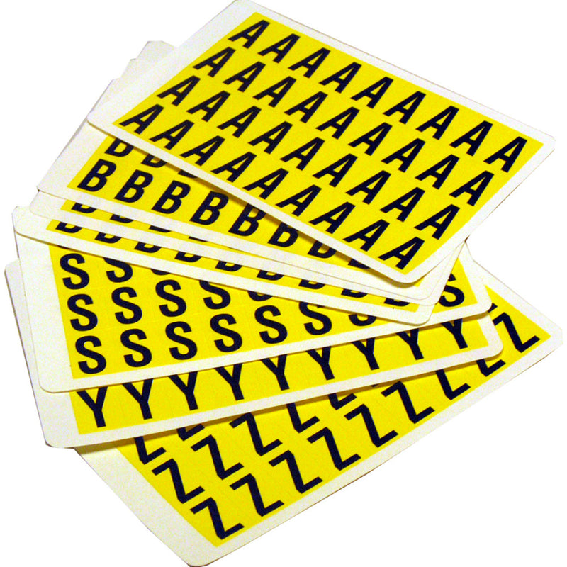 Gold Complete Packs Of Self-Adhesive - Letter Pack A - Z