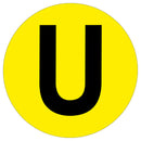 Black Floor Letters Markers