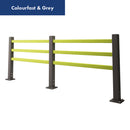 Dark Khaki Pedestrian Barriers