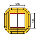 Black Polywrap Column Protectors