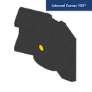 Dark Slate Gray Armco Safety Corner