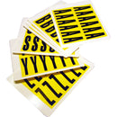 Gold Complete Packs of Self-Adhesive Letters & Numbers