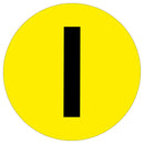 Yellow Floor Letters Markers