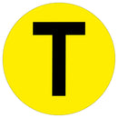 Yellow Floor Letters Markers