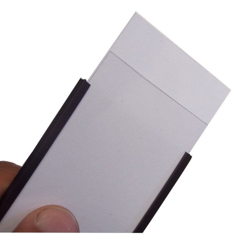 Gray Lable Holder – Card Inserts Or PVC Covers - 500mm Length