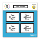 Medium Turquoise Modulean Shadow  - Blue