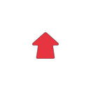 Tomato Red Floor signal markers - Pack Of 100