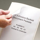 Light Gray Fully Adhesive Backed Pockets