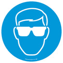 Dodger Blue Graphic Floor Markers