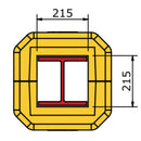 Goldenrod Polywrap Spacesaver Column Protectors