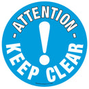 Dodger Blue Graphic Floor Signs