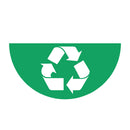 Sea Green Floor Graphic Markers – Half-Circle