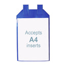 Steel Blue Magnetic Wrap-Around Pockets - Vertical