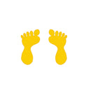 Gold Anti-slip footprints - Yellow